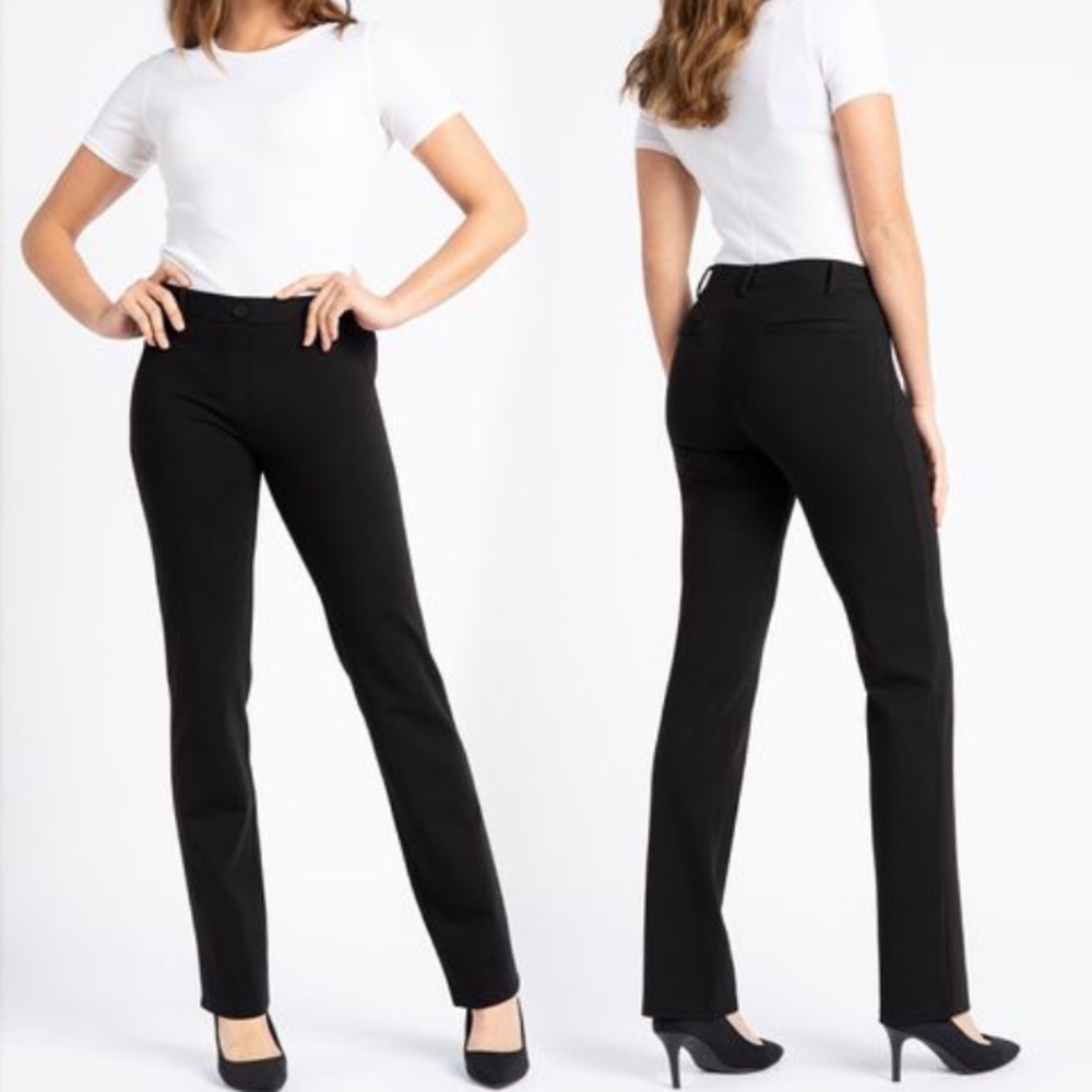 Betabrand Black Dress Pants Yoga Pants size Small Petite